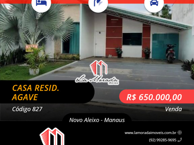 #827 - Casa para Venda em Manaus - AM - 1