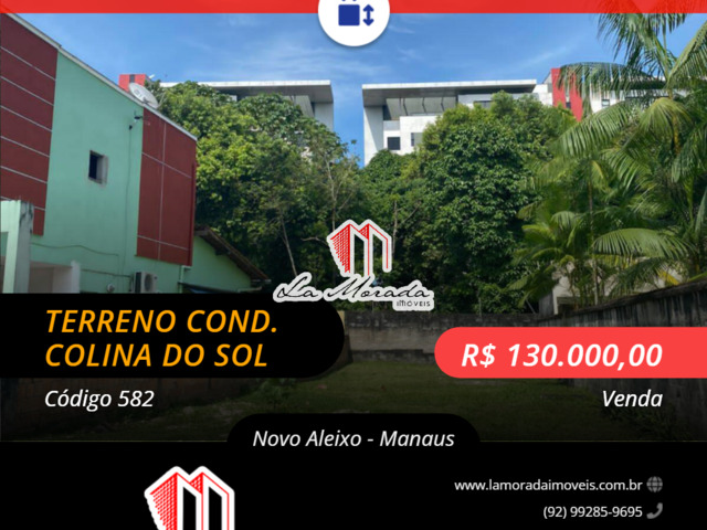 #582 - Terreno em condomínio para Venda em Manaus - AM - 1