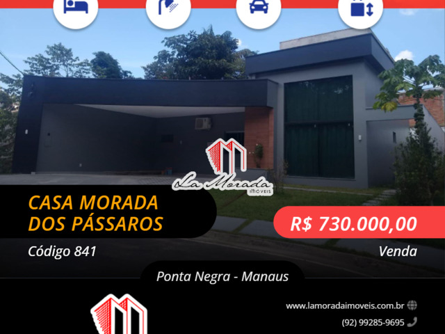 #841 - Casa em condomínio para Venda em Manaus - AM - 1