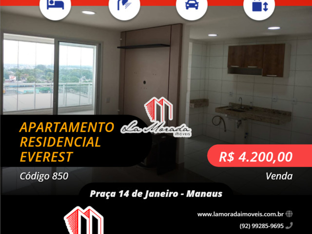 #850 - Apartamento para Locação em Manaus - AM - 1