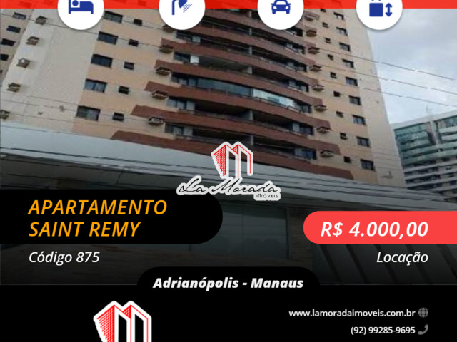 #875 - Apartamento para Locação em Manaus - AM - 1