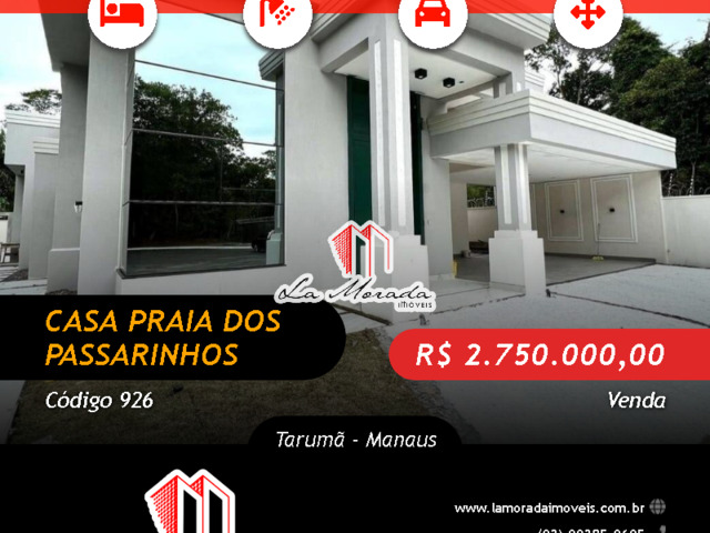 #926 - Casa para Venda em Manaus - AM - 1