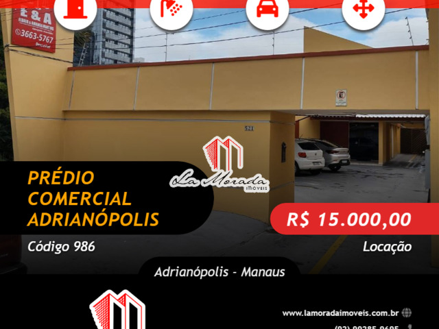 #986 - Prédio comercial para Locação em Manaus - AM - 1