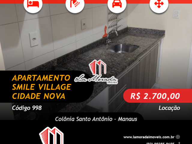 #998 - Apartamento para Locação em Manaus - AM - 1