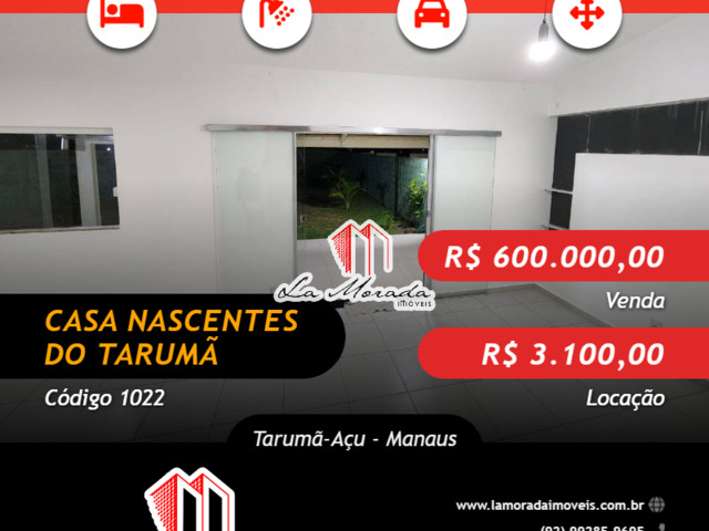 #1022 - Casa em condomínio para Venda em Manaus - AM - 1