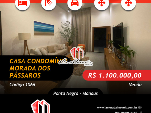 #1066 - Casa em condomínio para Venda em Manaus - AM - 1