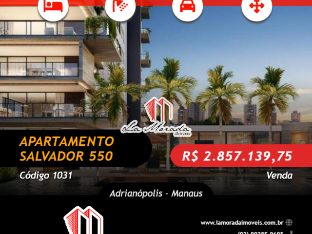 #1031 - Apartamento para Venda em Manaus - AM - 1