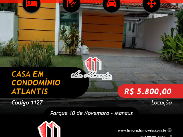 #1127 - Casa em condomínio para Venda em Manaus - AM - 1