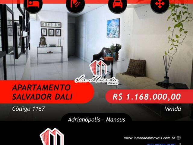 #1167 - Apartamento para Venda em Manaus - AM - 1