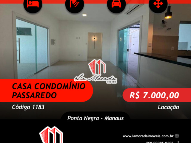 #1183 - Casa em condomínio para Locação em Manaus - AM - 1