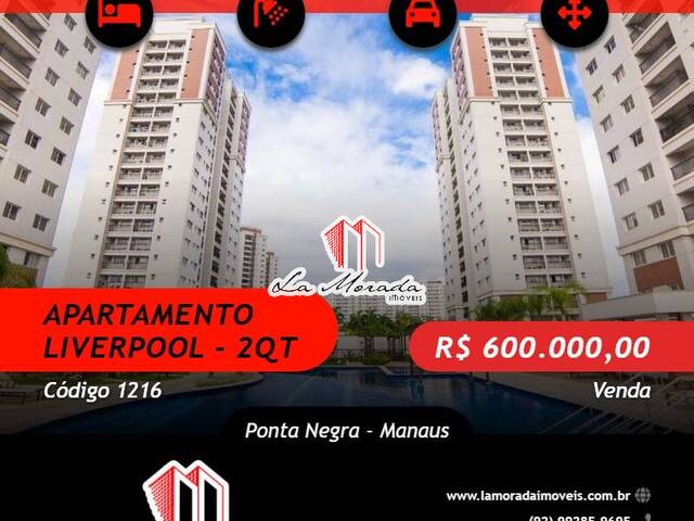 #1216 - Apartamento para Venda em Manaus - AM - 1