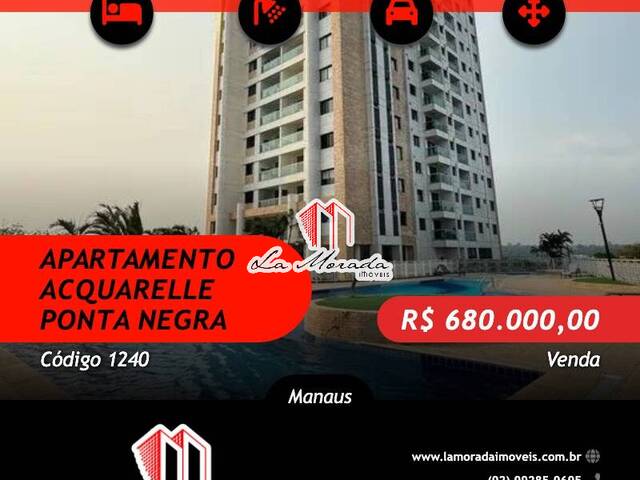 #1240 - Apartamento para Venda em Manaus - AM - 1