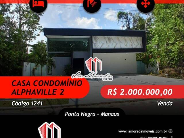 #1241 - Casa em condomínio para Venda em Manaus - AM - 1