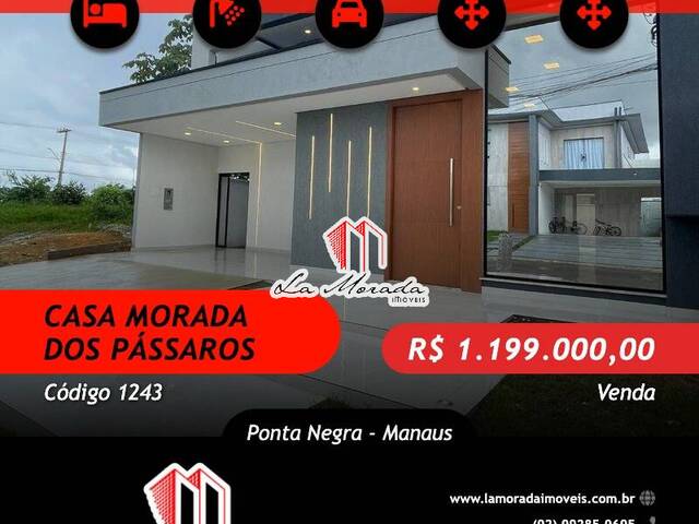 #1243 - Casa para Venda em Manaus - AM - 1