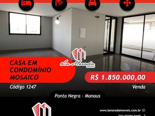 #1247 - Casa em condomínio para Venda em Manaus - AM - 1