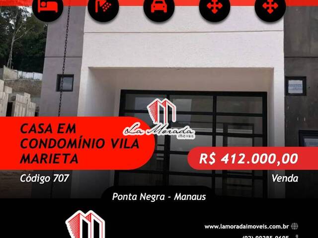 #707 - Casa em condomínio para Venda em Manaus - AM - 1