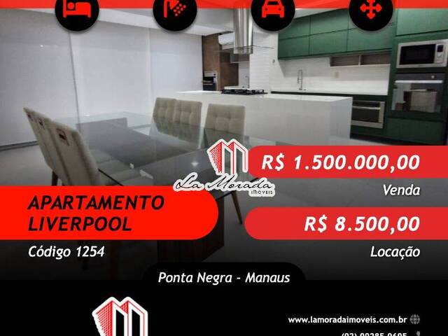 #1254 - Apartamento para Venda em Manaus - AM - 1