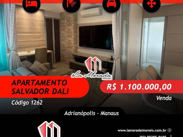 #1262 - Apartamento para Venda em Manaus - AM - 1